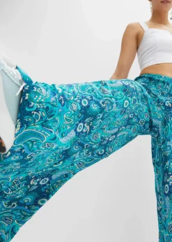 Palazzo-Hose aus fließender Viskose