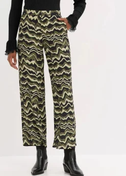 Palazzo-Hose aus leichtem Viskose-Crêpe