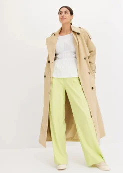 Palazzo-Hose aus leichtem Leinen-Mix