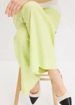 Palazzo-Hose aus leichtem Leinen-Mix