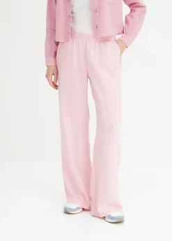 Palazzo-Hose aus Leinen