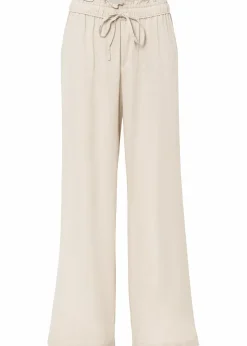 Palazzo-Hose aus luftigem Leinen-Mix