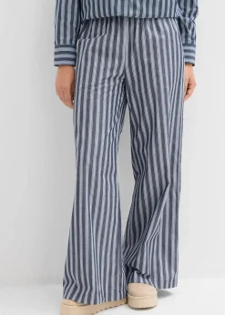 Palazzo-Hose aus reiner Baumwolle