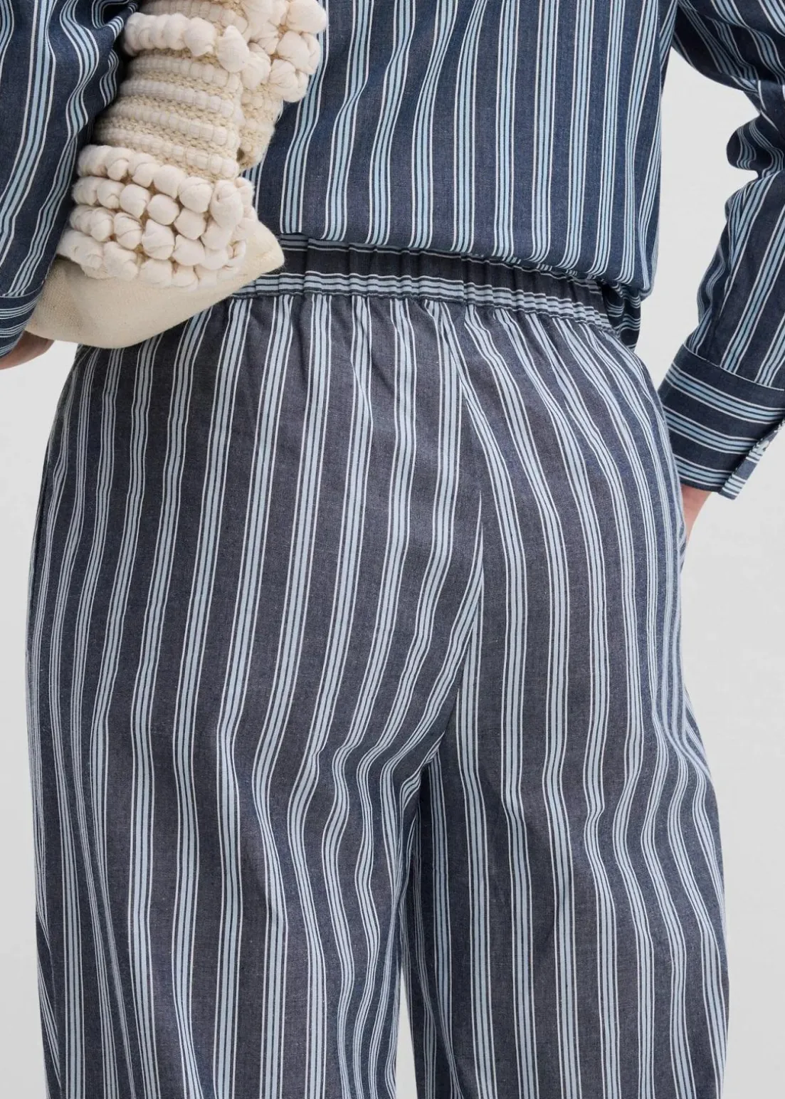 Palazzo-Hose aus reiner Baumwolle