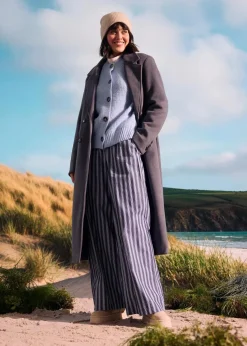 Palazzo-Hose aus reiner Baumwolle