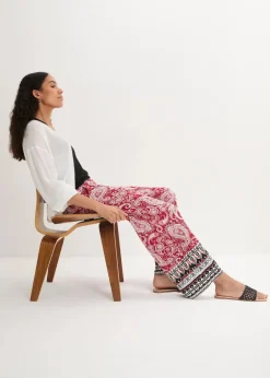 Palazzo-Hose aus softem Viskose-Mix