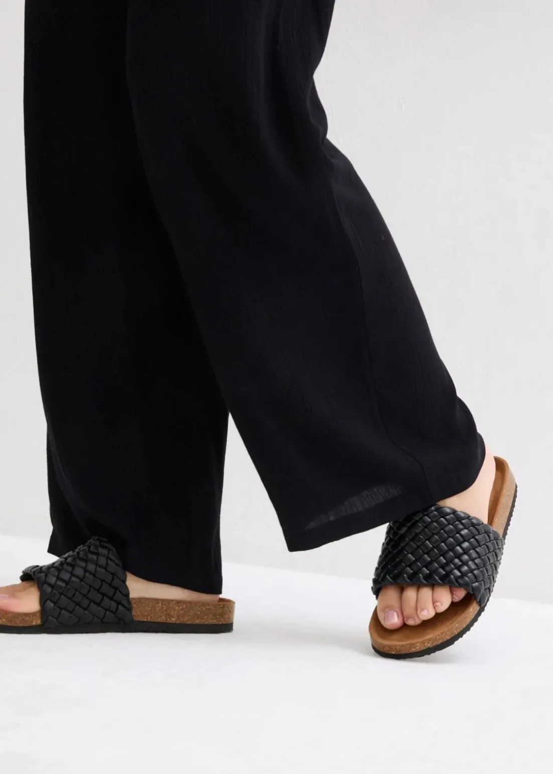 Palazzo-Hose aus softer Viskose