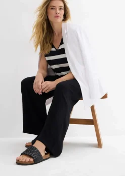 Palazzo-Hose aus softer Viskose