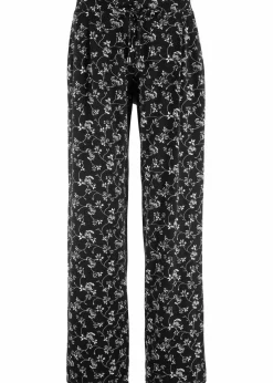 Palazzo-Hose aus Viskose-Mix