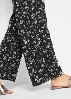 Palazzo-Hose aus Viskose-Mix