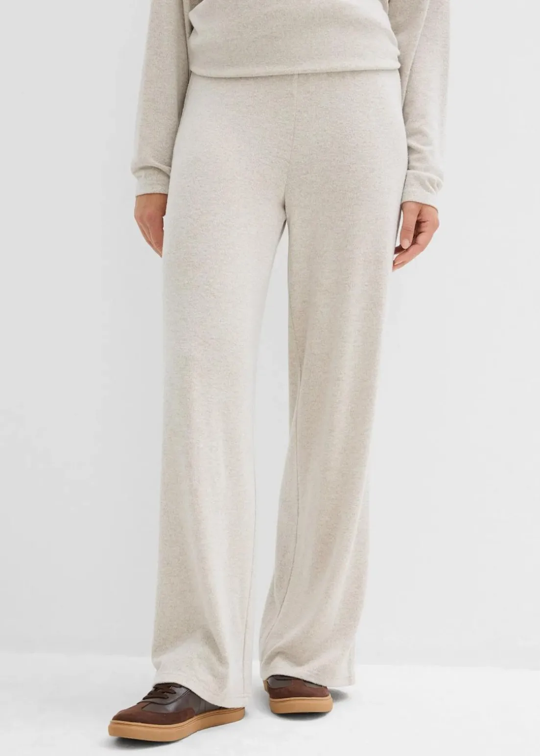 Palazzo-Hose in Strickoptik