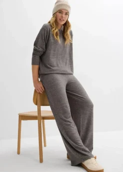 Palazzo-Hose in Strickoptik