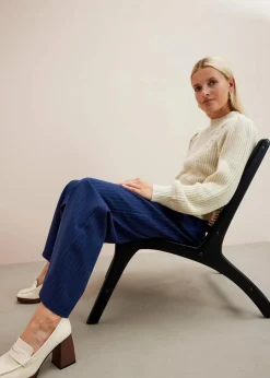 Palazzo-Hose in Wolloptik