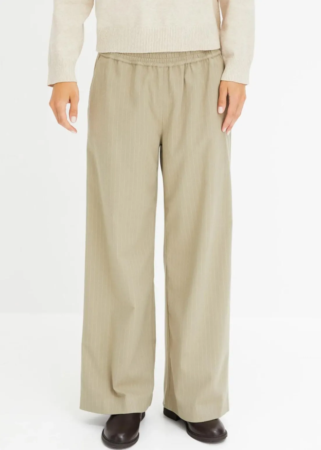 Palazzo-Hose in Wolloptik