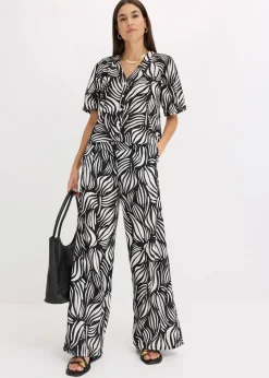 Palazzo-Hose mit Bequembund