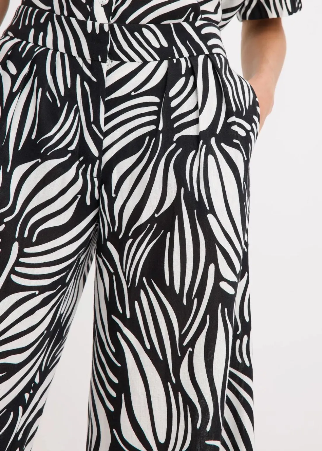 Palazzo-Hose mit Bequembund