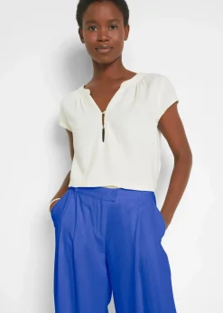 Palazzo-Hose mit Leinen, sehr weit geschnitten