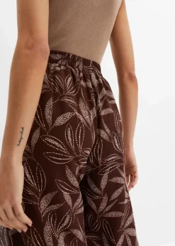 Palazzo-Hose mit Schlitz