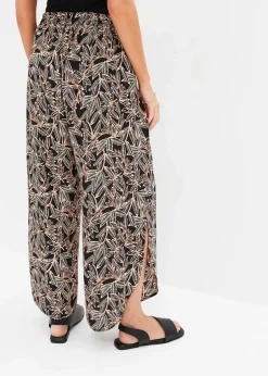 Palazzo-Hose mit Schlitz