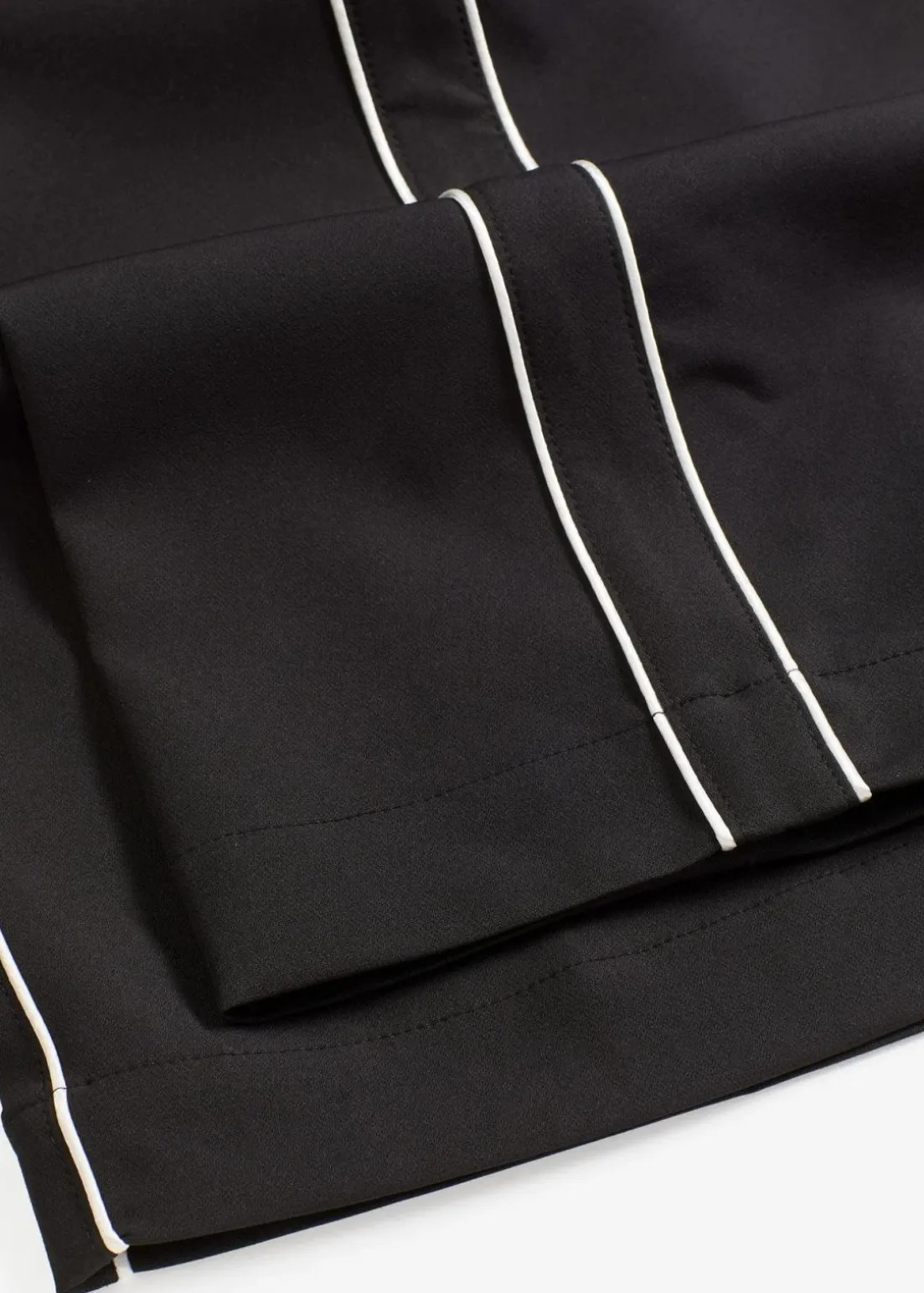 Palazzo-Hose mit Zierstreifen