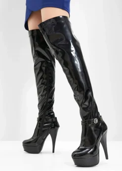 Plateau Overknee Stiefel