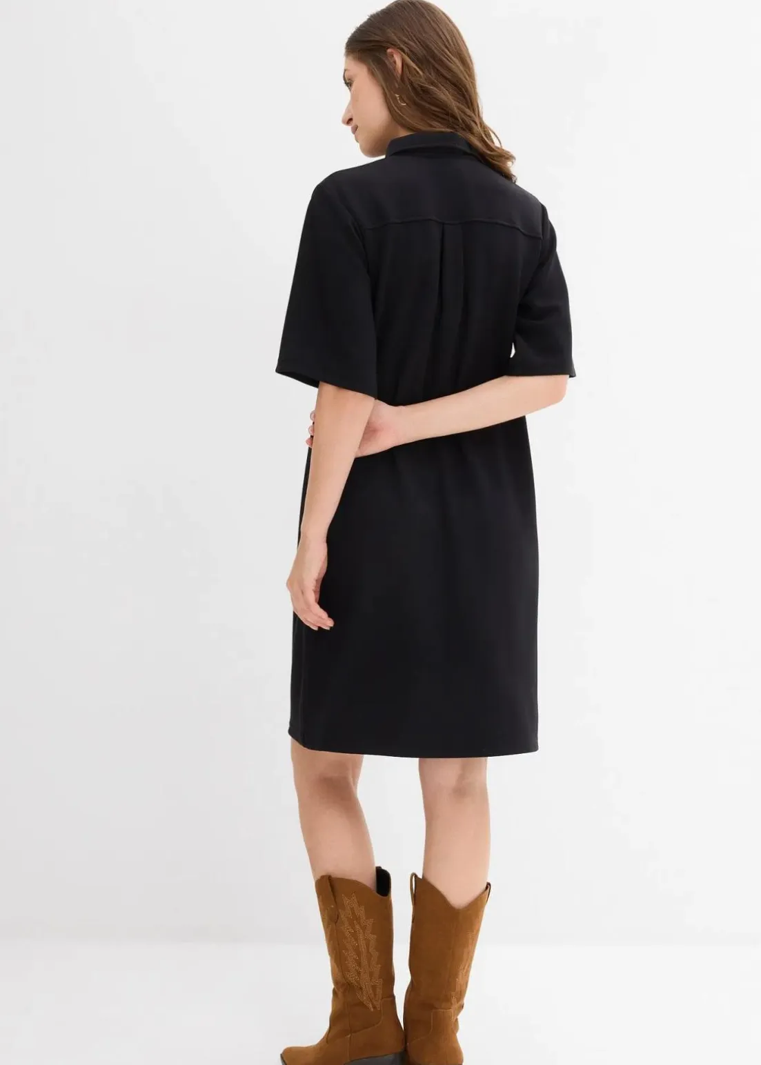 Polokleid aus softem Scuba