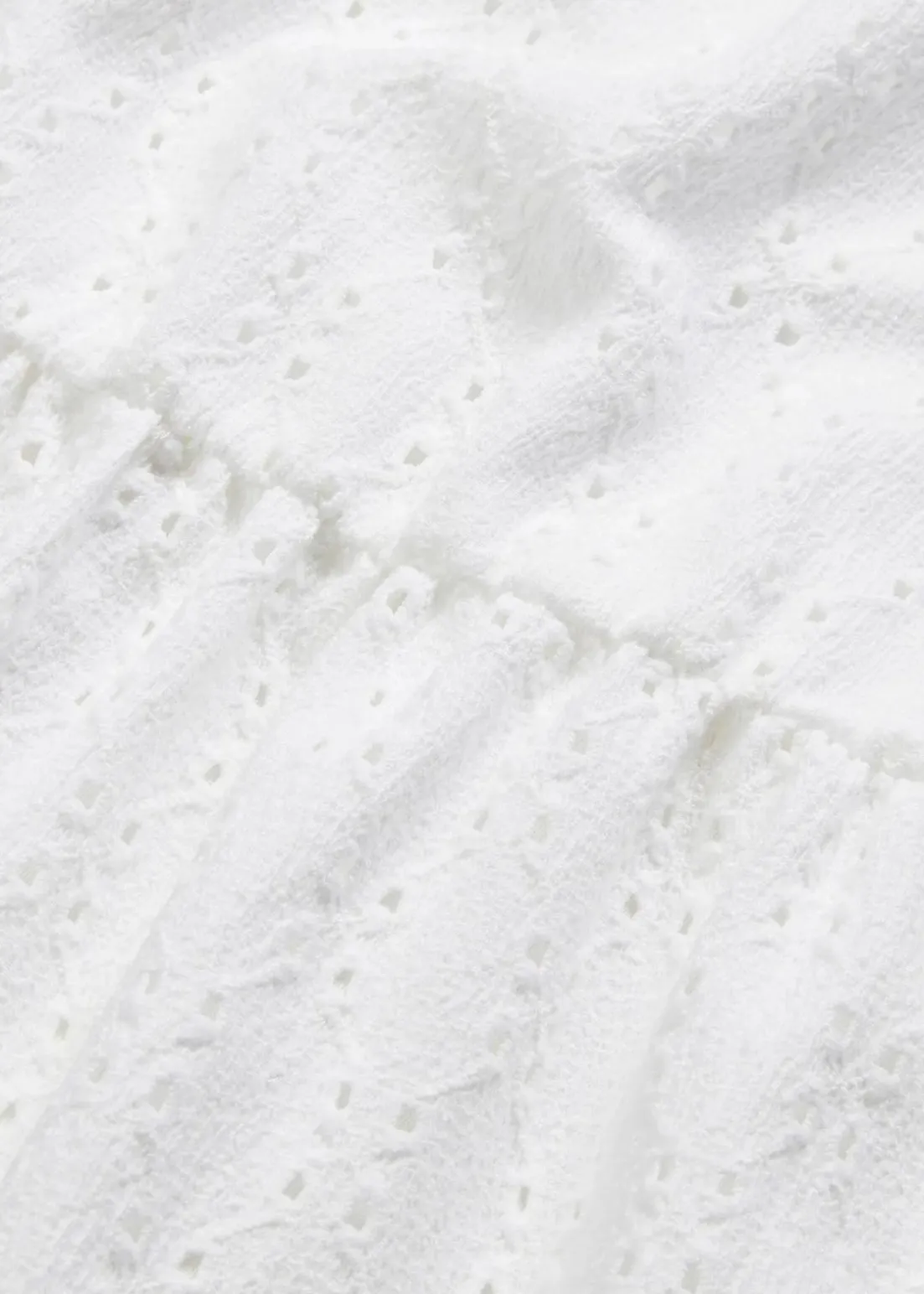 Polokleid mit Lochstickerei