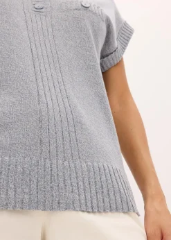 Polo-Pullover mit Baumwolle