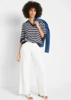 Poloshirt aus Baumwolle-Viskose Mix