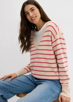 Pullover aus Baumwollmix