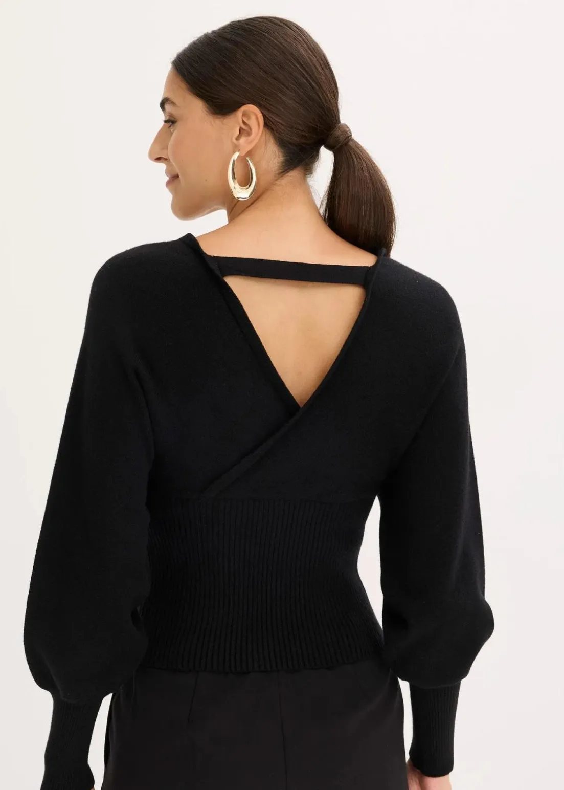 Pullover aus fließendem Viskose-Mix