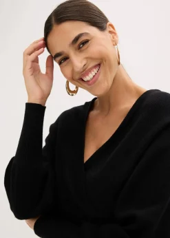 Pullover aus fließendem Viskose-Mix