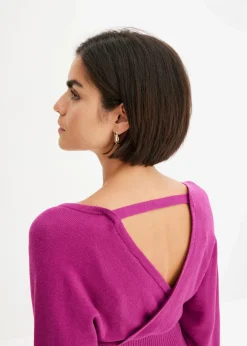 Pullover aus fließendem Viskose-Mix