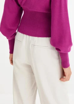 Pullover aus fließendem Viskose-Mix