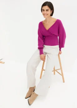 Pullover aus fließendem Viskose-Mix