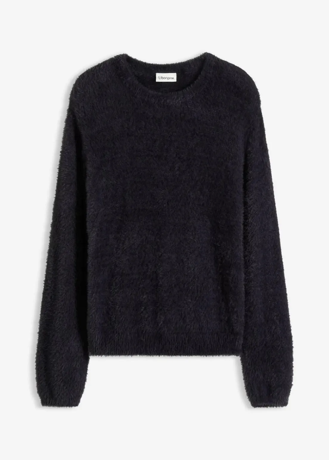 Pullover in Plüsch-Optik