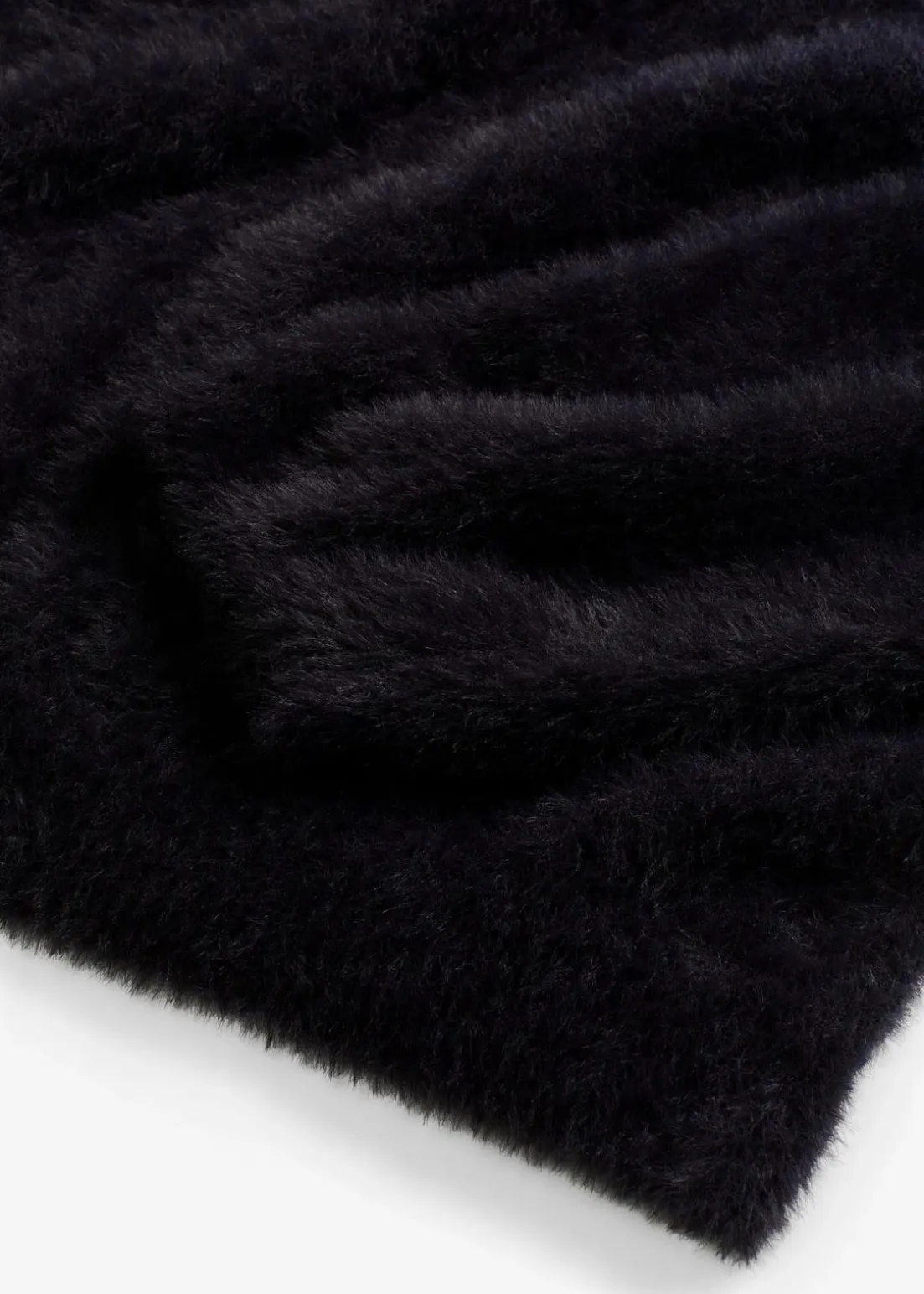 Pullover in Plüsch-Optik