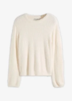 Pullover in Plüsch-Optik