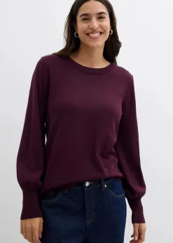 Pullover mit Ballon-Ärmel