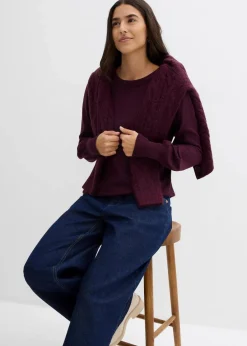 Pullover mit Ballon-Ärmel