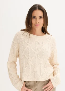 Pullover mit Baumwollanteil