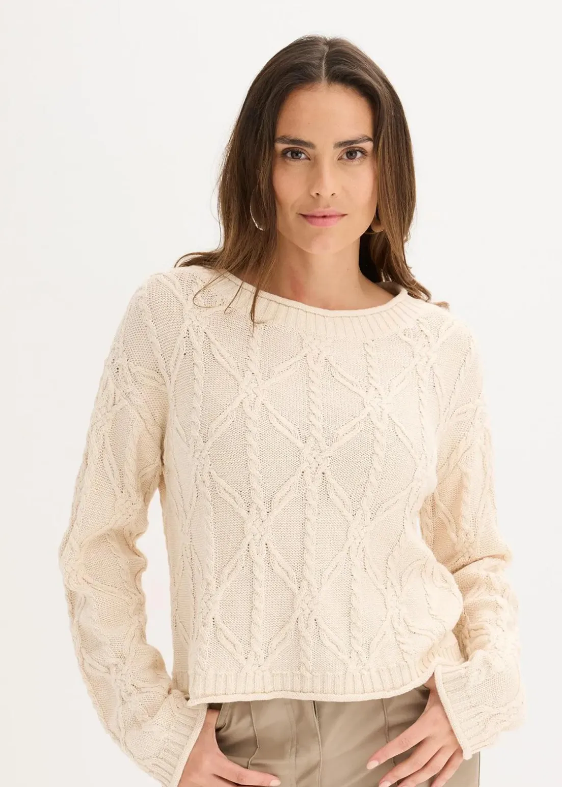 Pullover mit Baumwollanteil