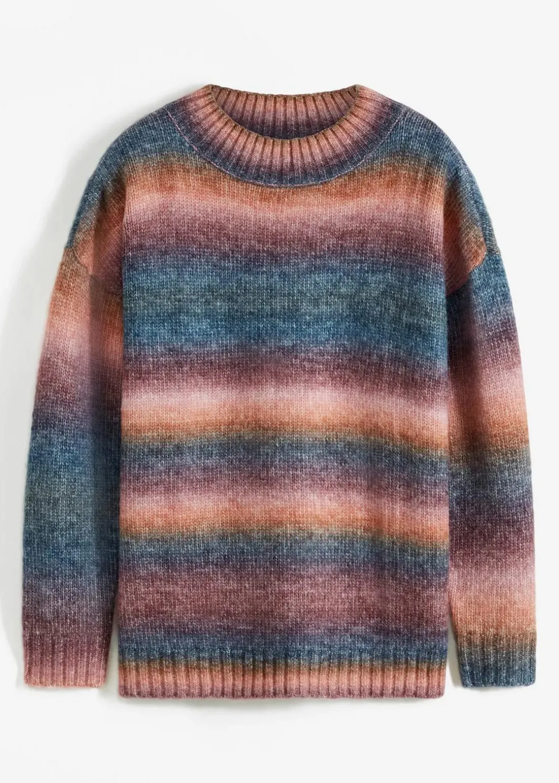 Pullover mit Farbverlauf und Wollanteil