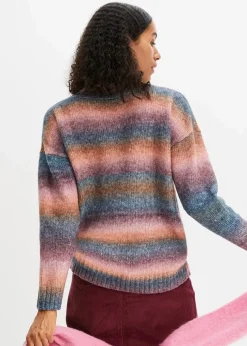 Pullover mit Farbverlauf und Wollanteil