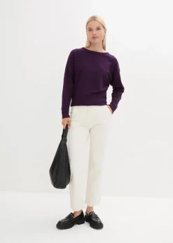 Pullover mit Fledermausärmeln