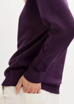 Pullover mit Fledermausärmeln