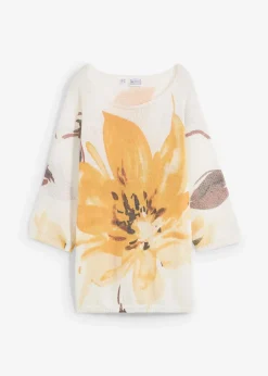 Pullover mit floralem Druck
