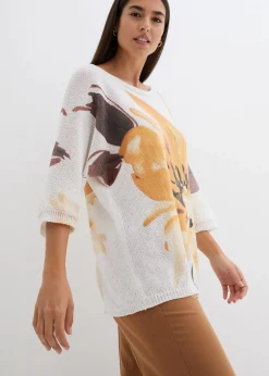 Pullover mit floralem Druck