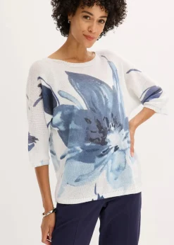 Pullover mit floralem Druck