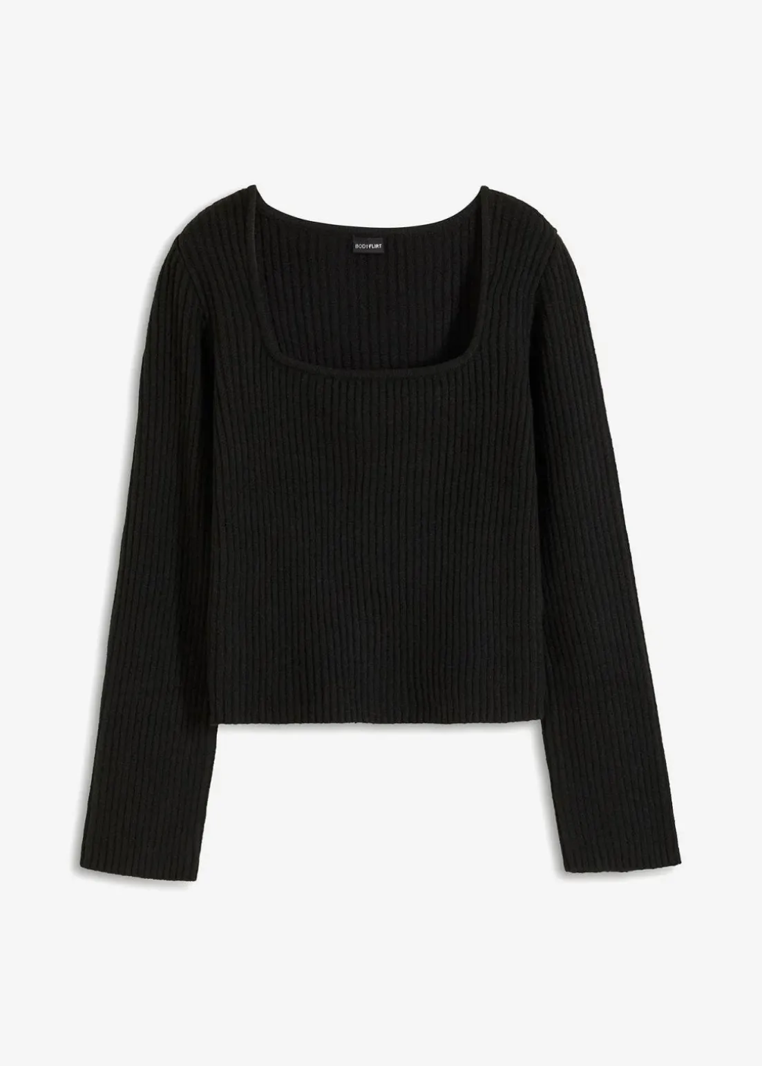 Pullover mit Karree-Ausschnitt